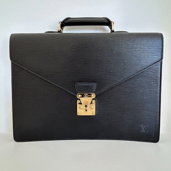 LV Epi Serviette Ambassadeur Briefcase - Picture 2 of 13